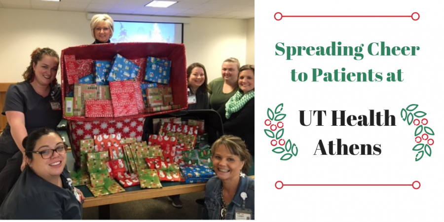 UT Health Athens gives Christmas gifts to patients