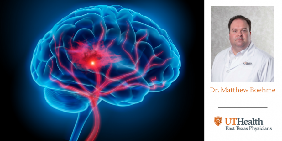 brain graphic with areas highlighted in red