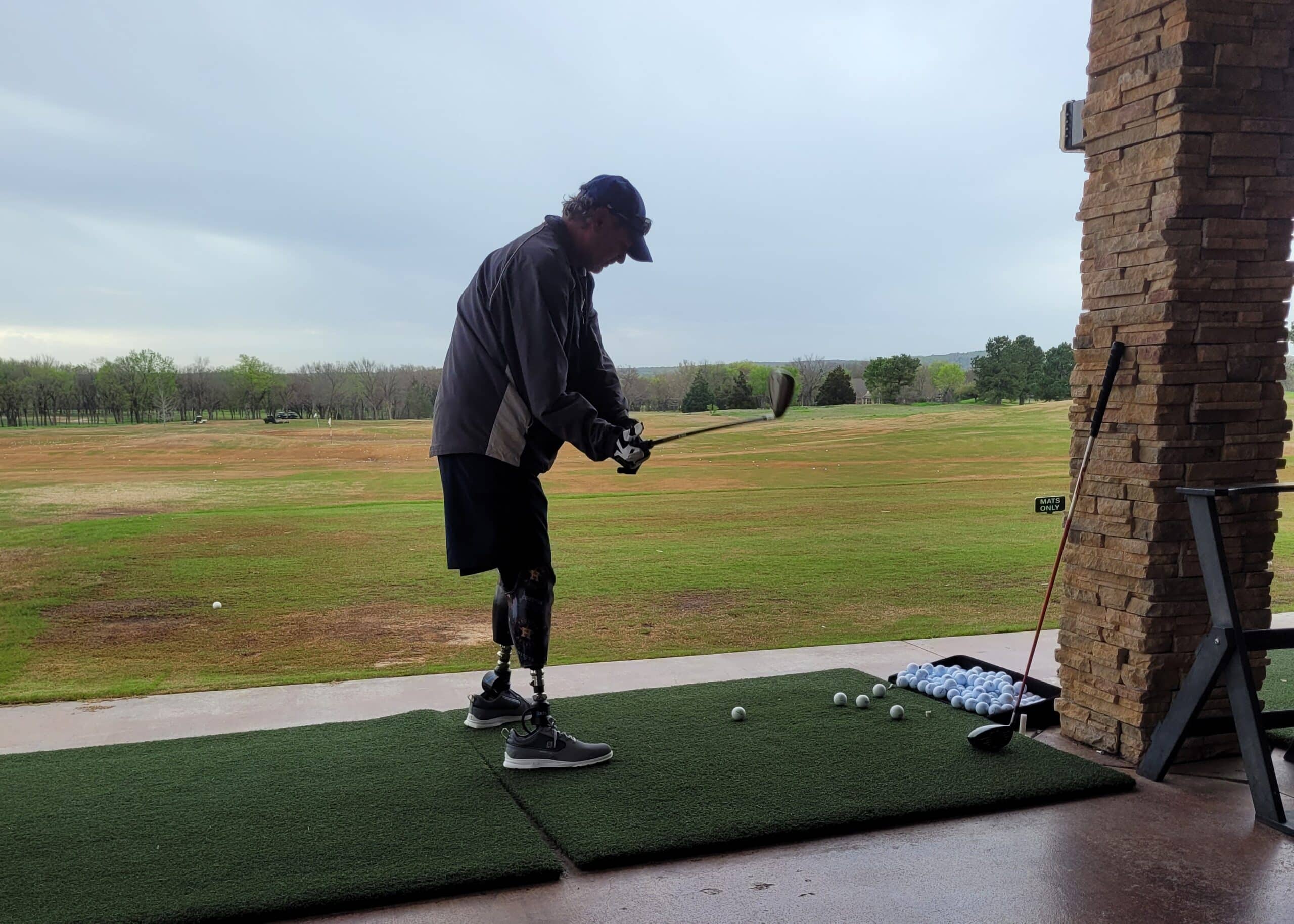 A Miracle in Motion: Rusk Man Survives Sepsis, Amputations and Returns to the Golf Course