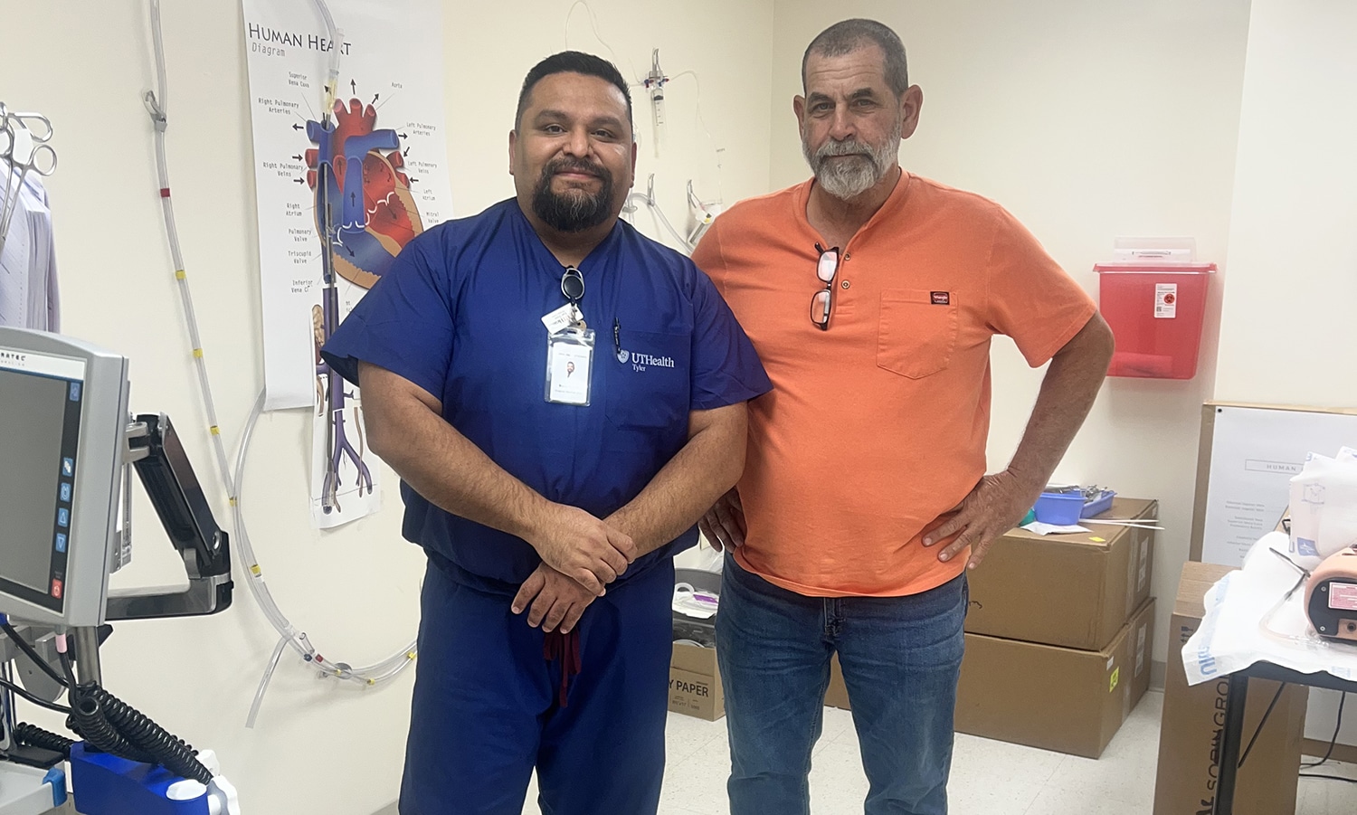 ECMO took over when his body needed it